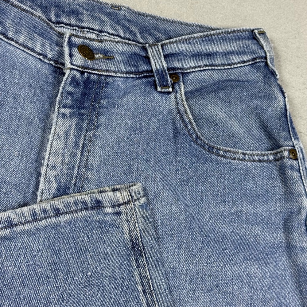Lee Vintage High Waisted Tapered Leg Jeans Light Wash Denim Womens